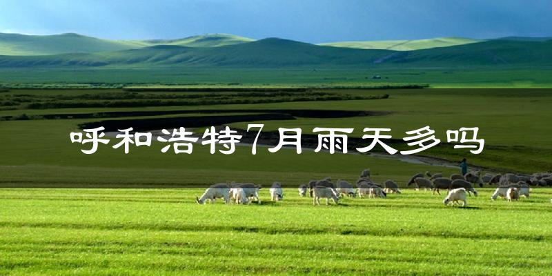 呼和浩特7月雨天多吗?