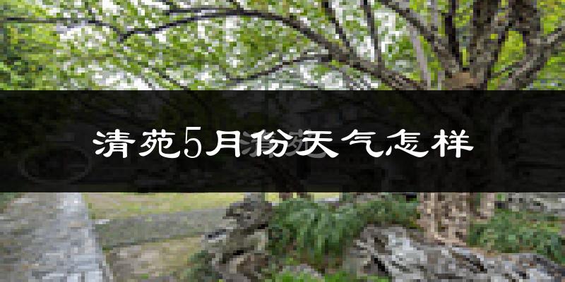 清苑5月份天气怎样?清苑五月冷不冷?