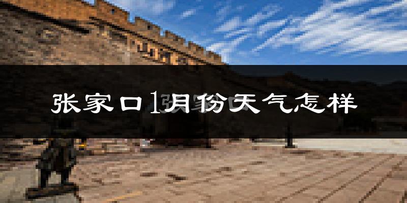 张家口市1月份天气如何?很冷吗?
