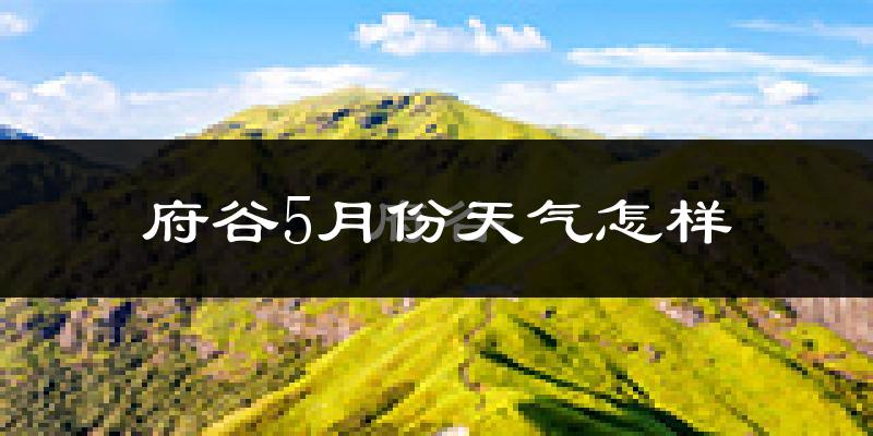 府谷县5月份天气如何?很热吗?