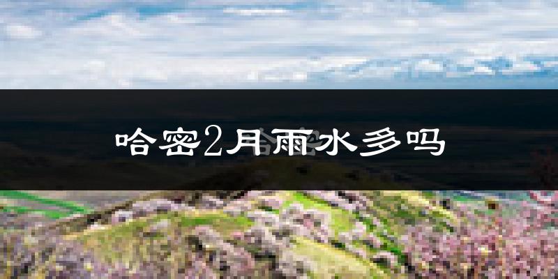 哈密2月雨水多吗?