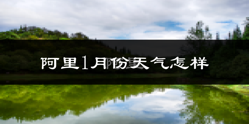 阿里地区1月份天气如何?很冷吗?
