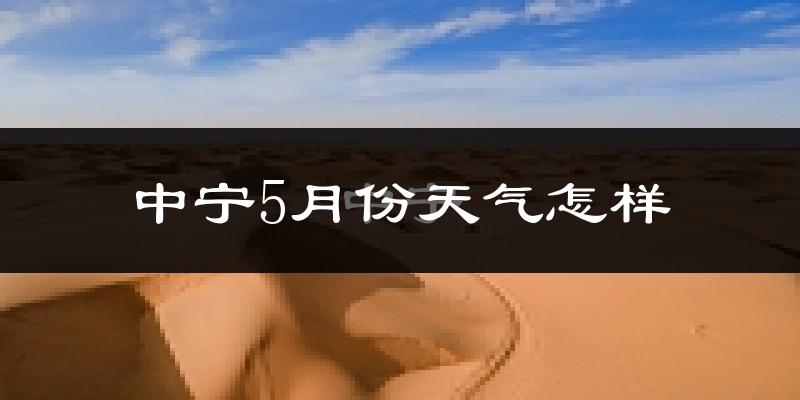 中宁县5月份天气如何?很热吗?