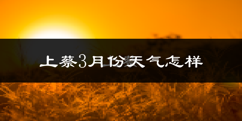 上蔡县3月份天气如何?冷吗?过去两年3月天气数据分析