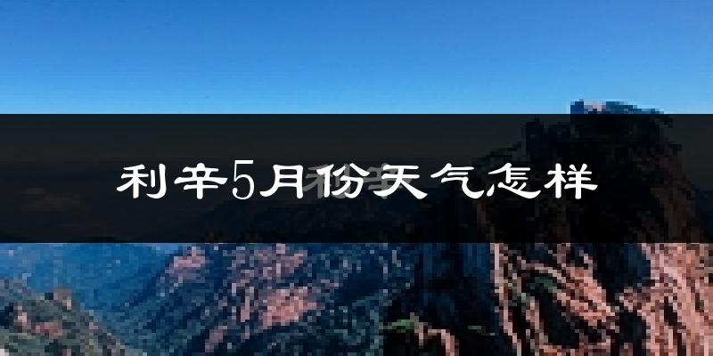利辛县5月份天气如何?很热吗?