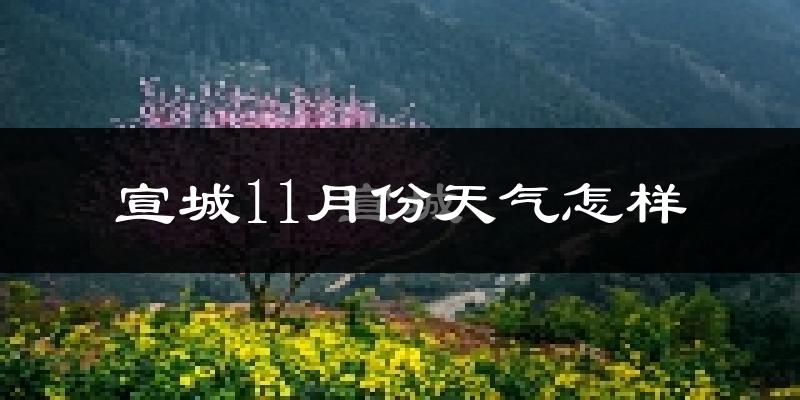 宣城11月份天气怎样?宣城十一月冷吗?