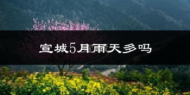 宣城5月雨天多吗?