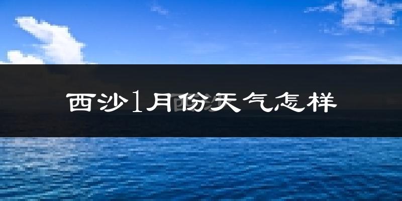 西沙1月份天气如何?很冷吗?